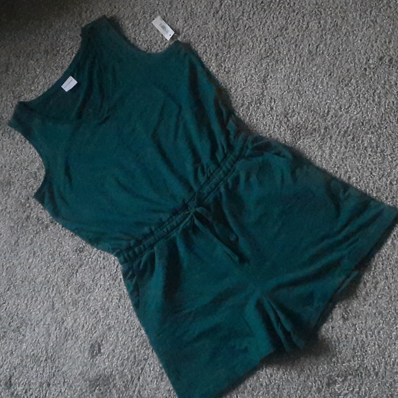 Amazon Essentials Green Romper - Picture 1 of 5